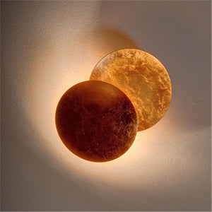 Bedroom LED Creative Moon Concept Solar Eclipse Wall Light