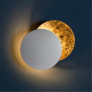 Bedroom LED Creative Moon Concept Solar Eclipse Wall Light