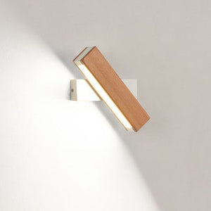 Modern Adjustable Wooden LED Wall Lamp for Home Decor