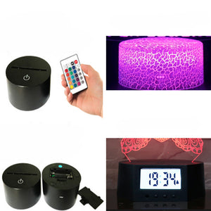 Gamepad 3D night light creative home lamp