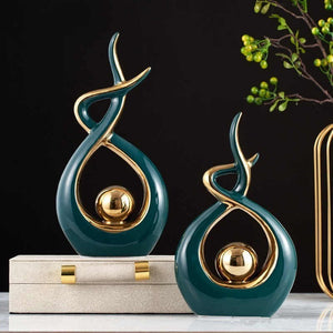 Home Modern Minimalist Ceramic Ornaments Light Luxury