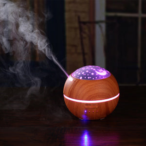 Mini Wood Grain Aroma Diffuser Humidifier