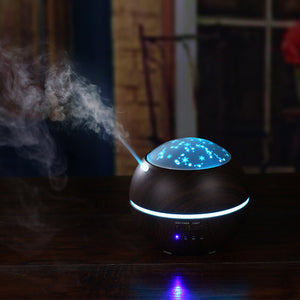 Mini Wood Grain Aroma Diffuser Humidifier