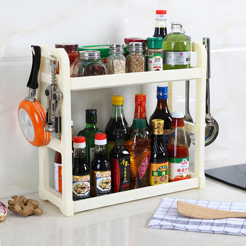 Multilayer Kitchen Storage Shelving for Kitchen Supplies