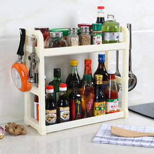 Multilayer Kitchen Storage Shelving for Kitchen Supplies