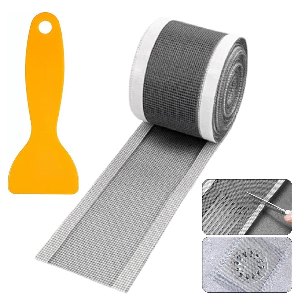 5/10 Meter Strainer Kitchen Sink Sewer Outfall Stopper Bathroom Mesh Stickers Disposable Shower Floor Drain Filter Hair Catcher