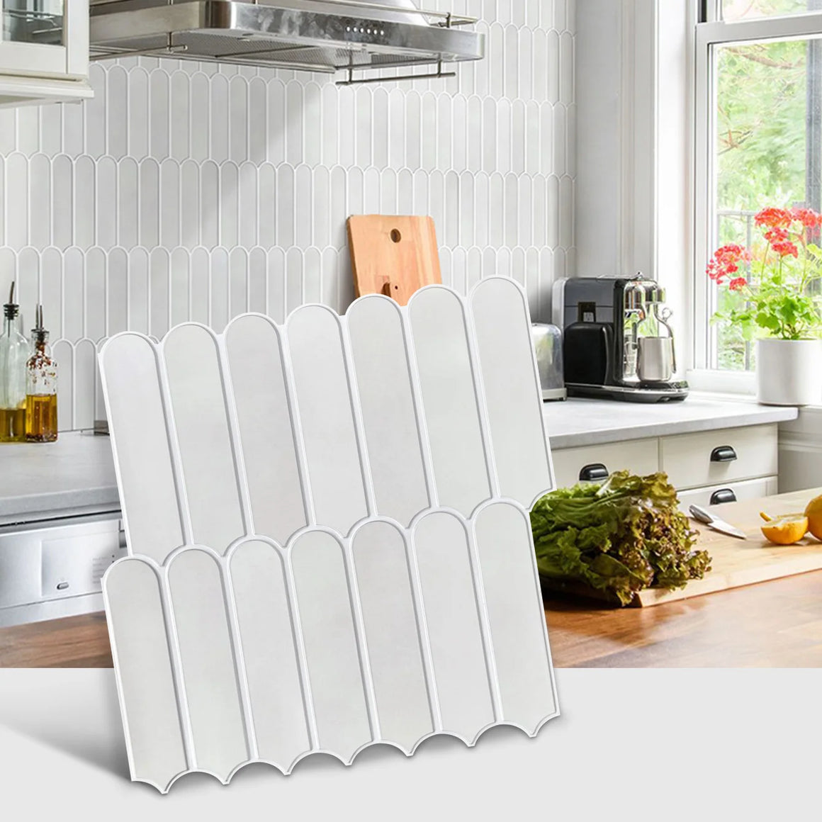 3D Peel-and-Stick Wall Panels – Self-Adhesive Tiles for Kitchen & Bathroom