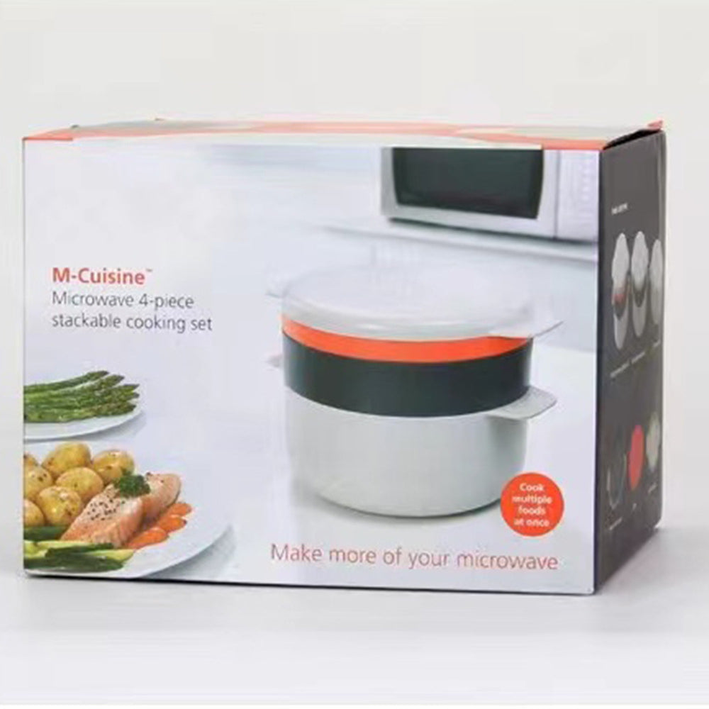 Kitchen Gadgets Plastic Microwave Steaming Container