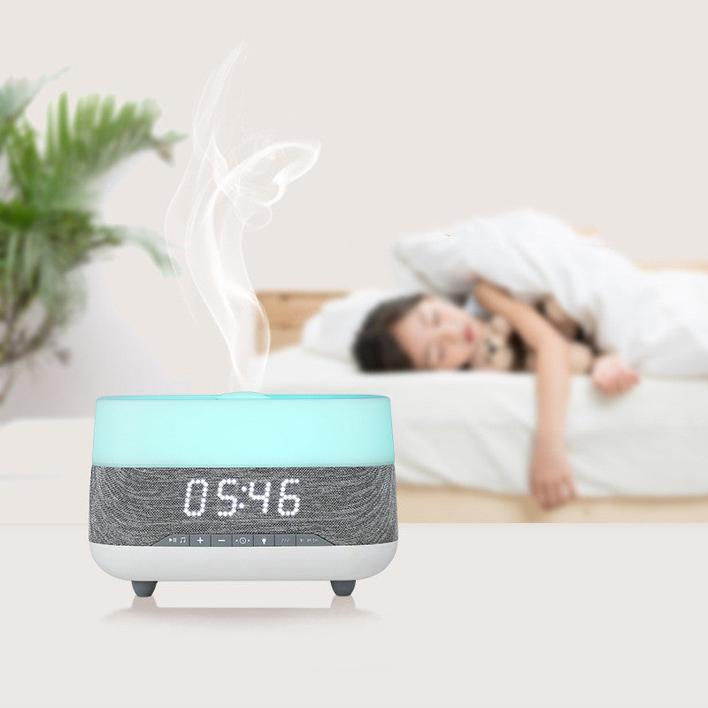 Clock Aromatherapy Humidifier Home Office Time